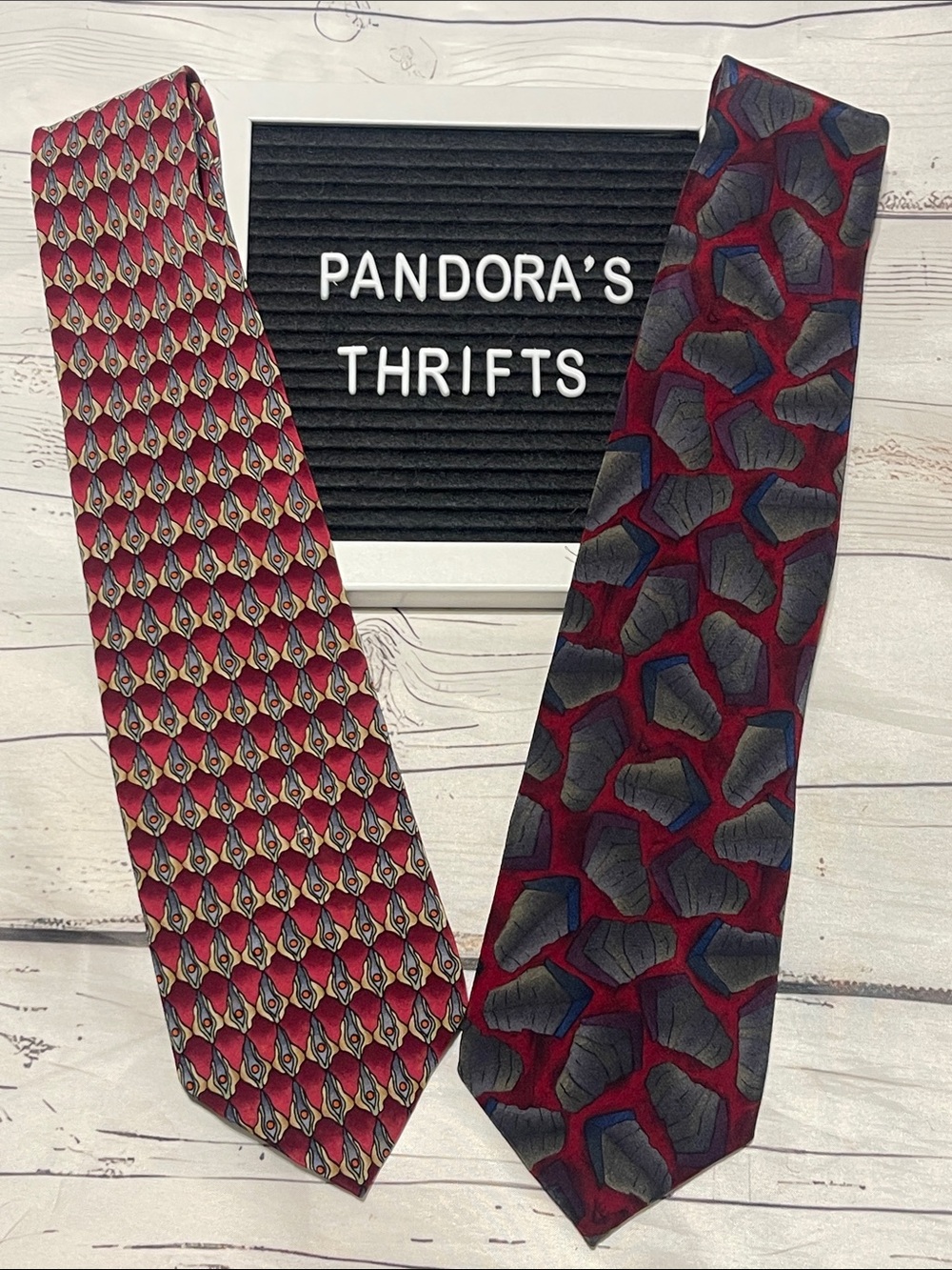 Jerry Garcia lot of 2 ties. Preowned